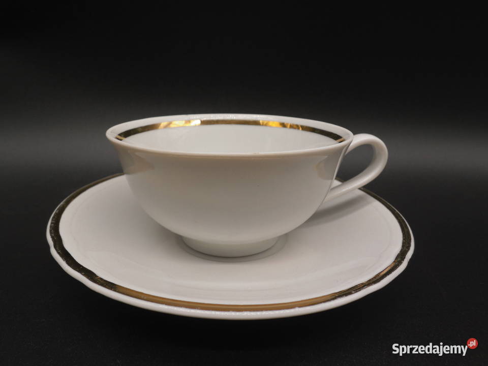 Filiżanka ze spodkiem Porzellanfabrik Raszków