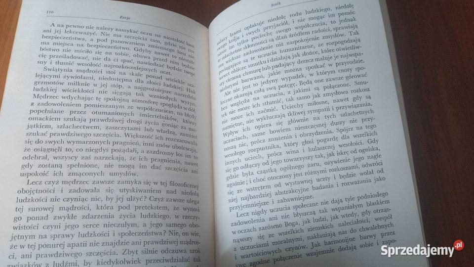 Eseje z dziedziny moralności i literatury Dawid pomorskie Gdańsk