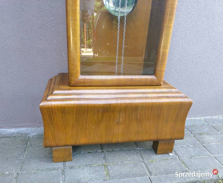 87 Stary zegar podłogowy baba Kieninger art deco Tczew