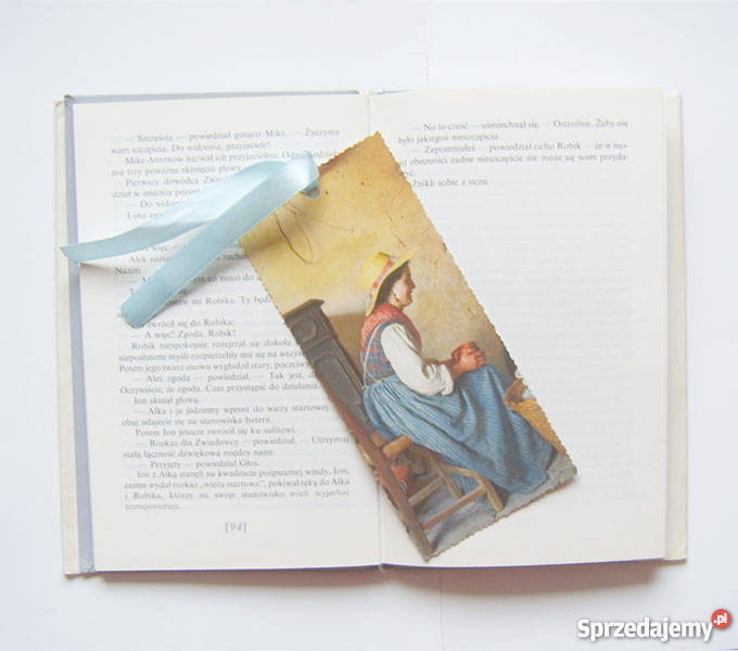 zakładka z obrazami kobieta zakładka malarstwo Katowice