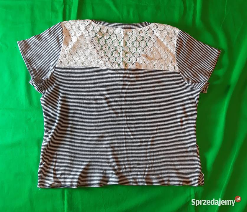 Letnia krótka bawełniana marynarska bluzka Warszawa