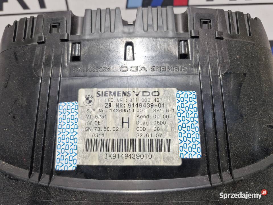 BMW E84 E90 E91 E92 E93 LICZNIK ZEGARY EUROPA