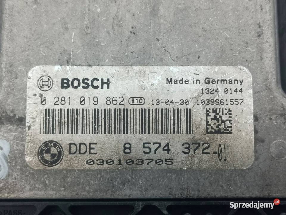 BMW 3 F30 F35 F31 30D STEROWNIK KOMPUTER SILNIKA Przemęt