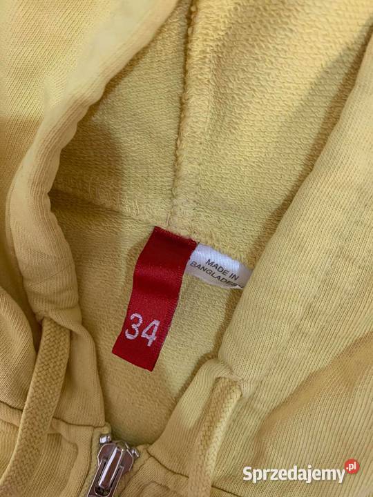 Swetr bluza rozsuwana z kapturem HM z łatkami Jasło