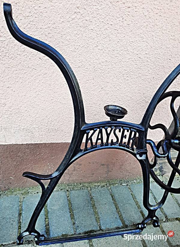 Element stołu maszyby do szycia Kayser Antyki Ostrów Wielkopolski