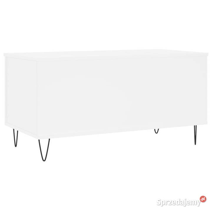 Stolik kawowy biały 90x445x45 materiał Warszawa