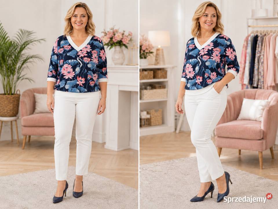 Bluza Bluzka dresowa LXL 120 biust Swetry i golfy sprzedam