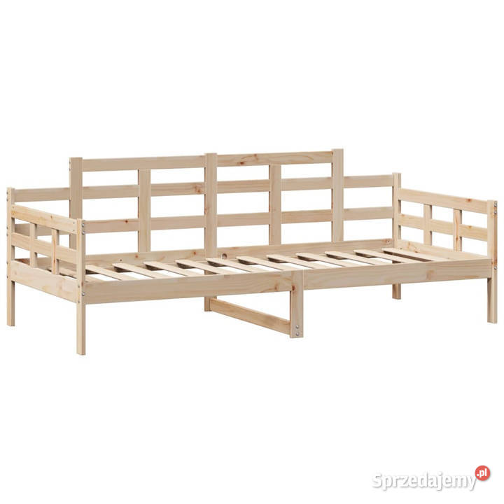 Łóżko dzienne z szufladami lite drewno sosnowe 76cm Warszawa