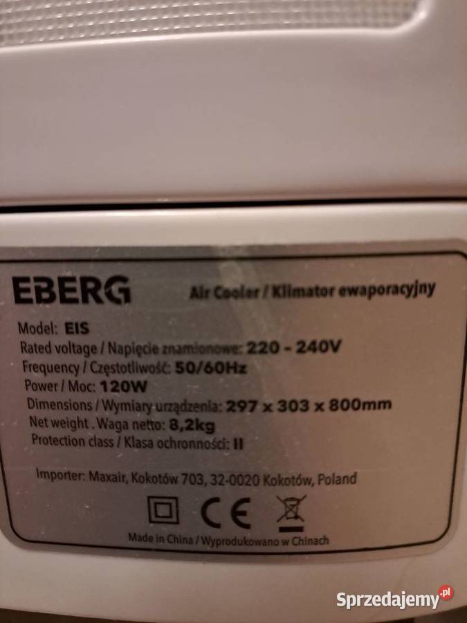 Sprzedam klimator Eberg Eis podlaskie Wysokie Mazowieckie