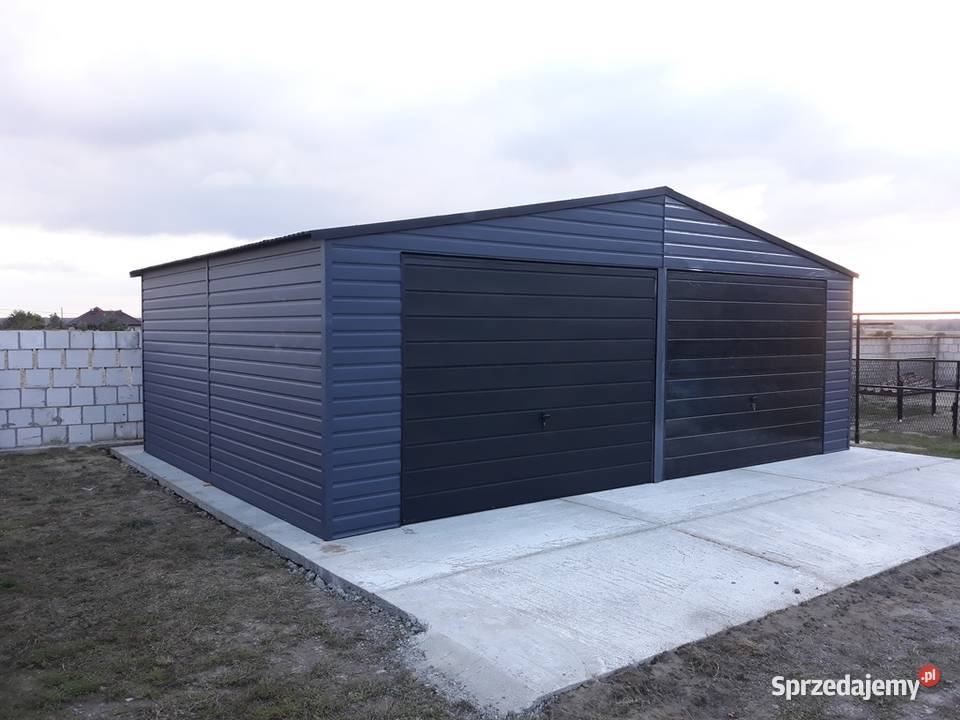 garaż blaszany bramy garażowe wiaty garaze 7X5 Limanowa