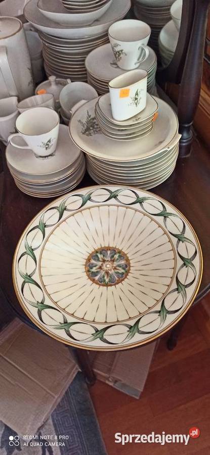 Niezwykła Elegancka patera Ręcznie zdobiona Antyki, Sztuka, Kolekcje Gdańsk sprzedam