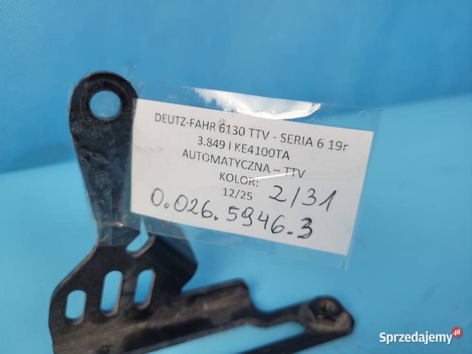 DEUTZFAHR 6130 TTV WSPORNIK PRAWY OSŁONY PASÓW Kolno
