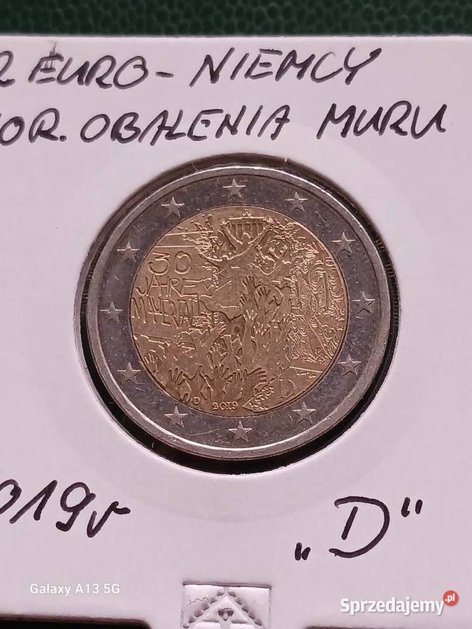 2 Euro 30 r Obalenia muru 2019 r men D Konin