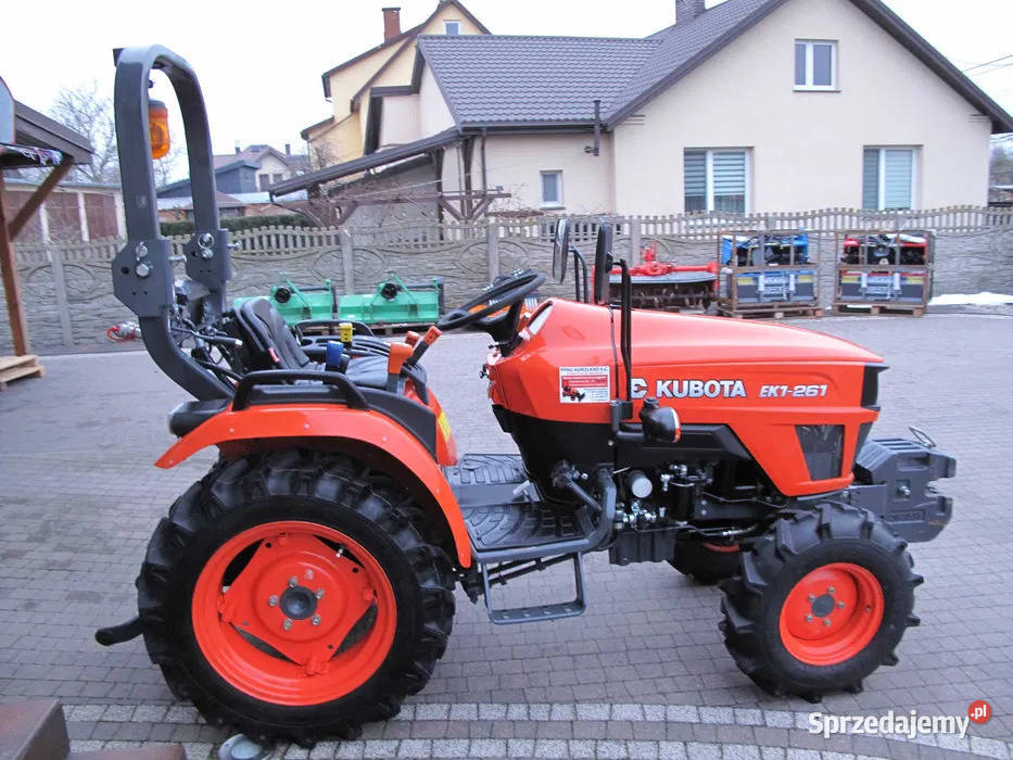 Mini Traktorek Kubota EK1261 4X4 26 Wspomaganie lubelskie Międzyrzec Podlaski