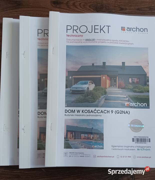 Sprzedam oryginalny projekt domu Dom w kosaćcach Marki