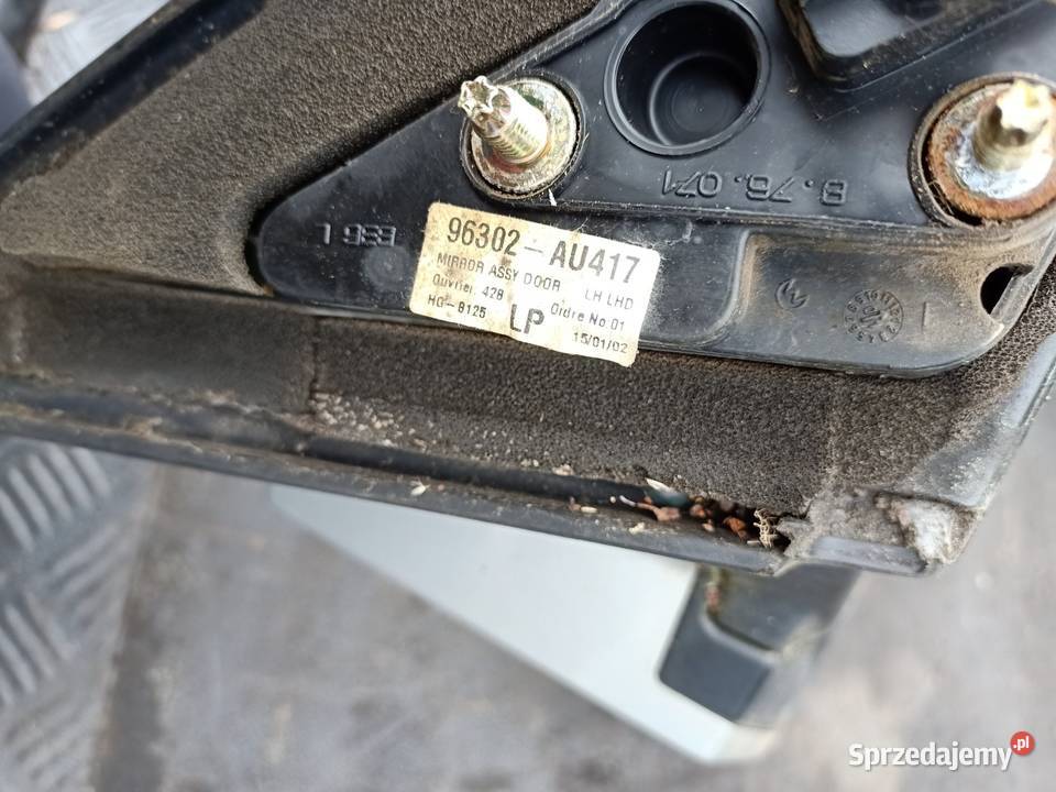 lusterko elektryczne lewe nissan primera P12 KLO Szczecin