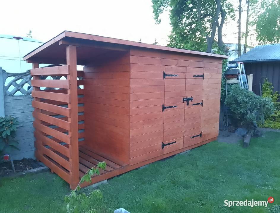 Drewutnia na drewno z pomieszczeniem Poznań