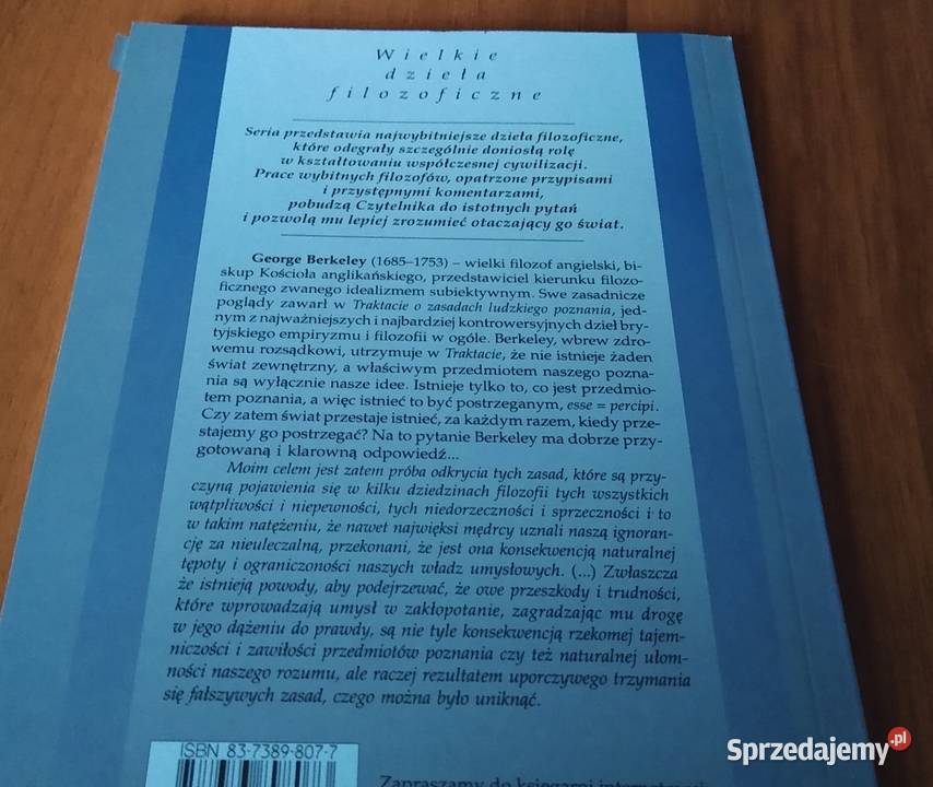 Traktat o zasadach ludzkiego poznania George pomorskie