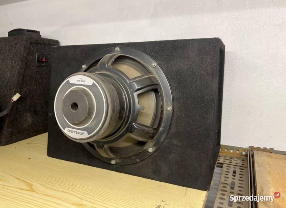 Subwoofer Alpine SWE1241 głośnik bass skrzynie basowe i tuby świętokrzyskie Kielce