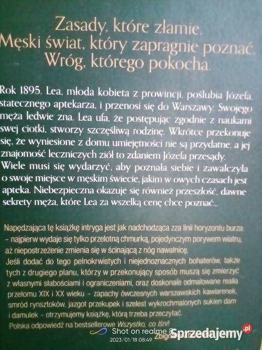 Piołun na zamówienie Trojanowska książki Warszawa sprzedam