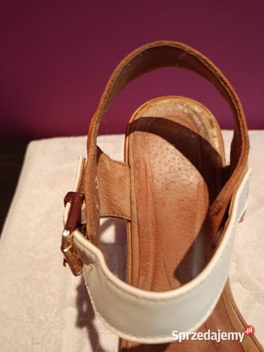 Damskie sandały na wysokim obcasie6 na grubej Sandały i klapki Moda i Styl sprzedam