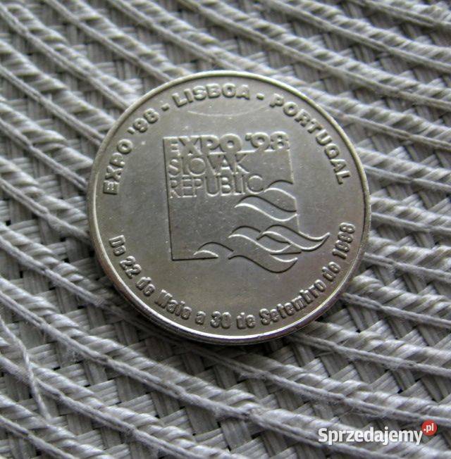 Medal Słowacja 1998r Expo Lisbona 98r wielkopolskie Kalisz