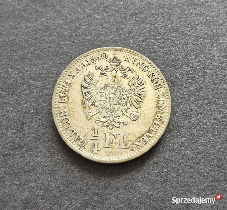 78 AUSTRIA srebro 14 Florena 1860 r B