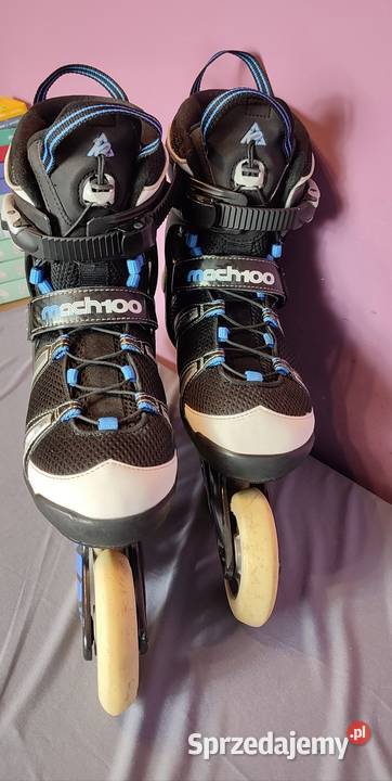 Rolki K2 Mach 100 CF męskie r 42 duże koła 10090 Skating Jasień
