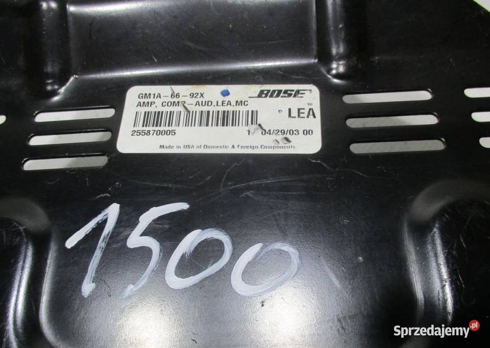 MOCOWANIE WZMACNIACZA BOSE NISSAN 350Z 0308 Nowy Tomyśl