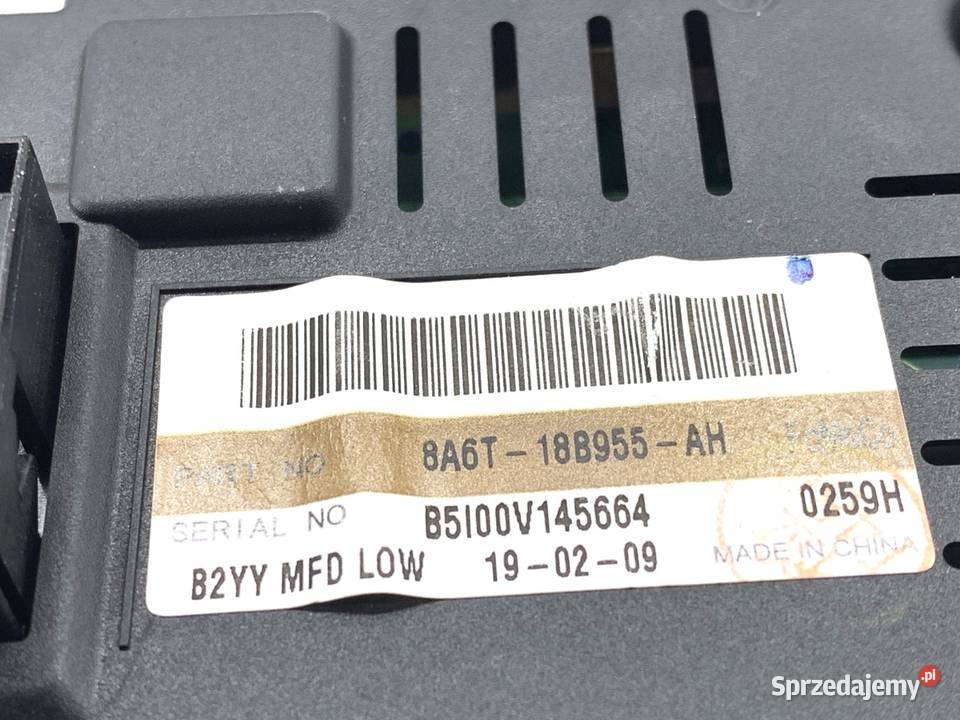 WYŚWIETLACZ FORD FIESTA MK7 8A6T18B955AH EKRAN osobowe