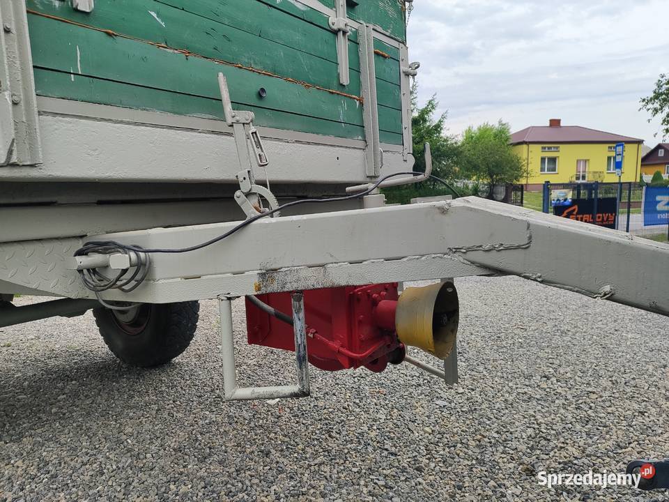 Przyczepa rolnicza jednoosiowa 6T 3 stronny lubelskie Zamość