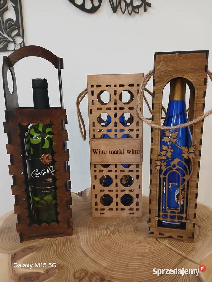 Skrzynka na wino bo foliówka to obciach Skawina