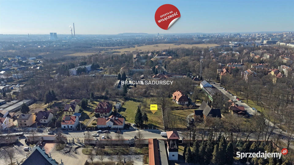 Działka Kraków 1754m2 handlowo-usługowa sprzedam