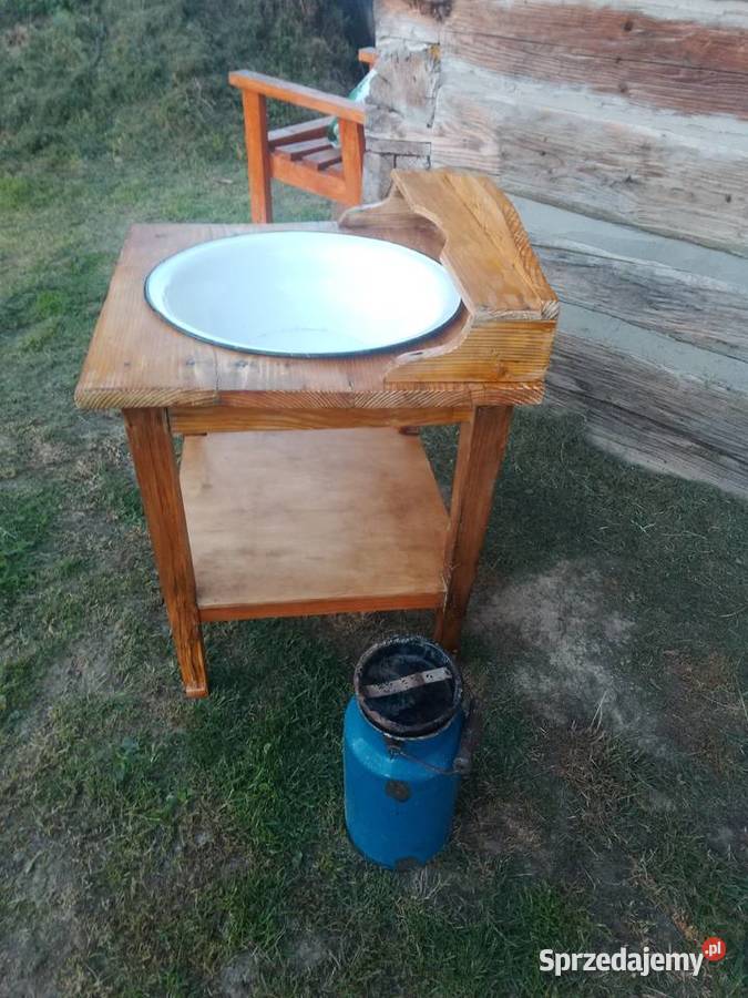 Stara umywalka drewniana Poraj sprzedam