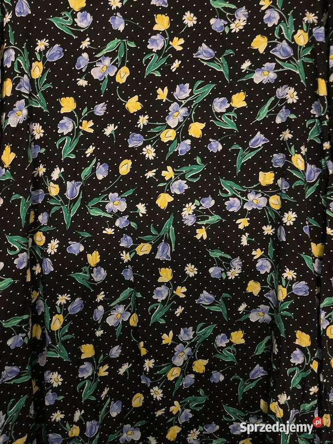George sukienka modny wzór kwiaty groszki nowa Choszczno