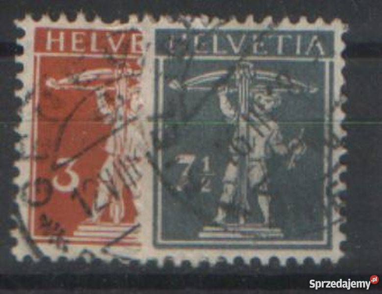 Zn Szwajcaria Mi 137 8 III kas 1915 Kolekcje Gliwice sprzedam