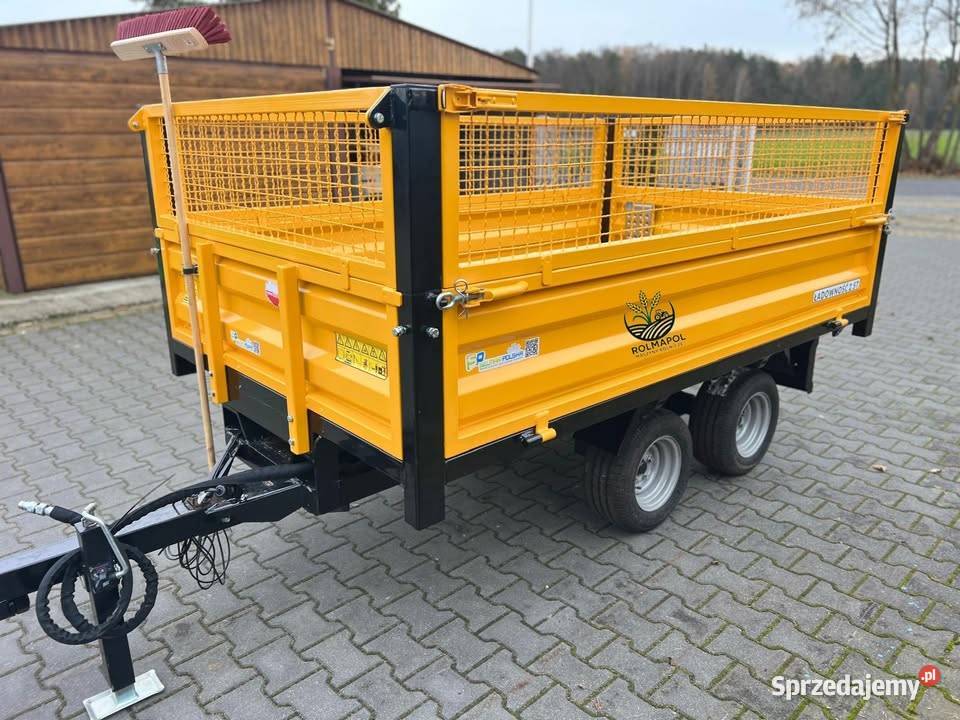 Przyczepa dwuosiowa 25t z wywrotem do tyłu Lesko