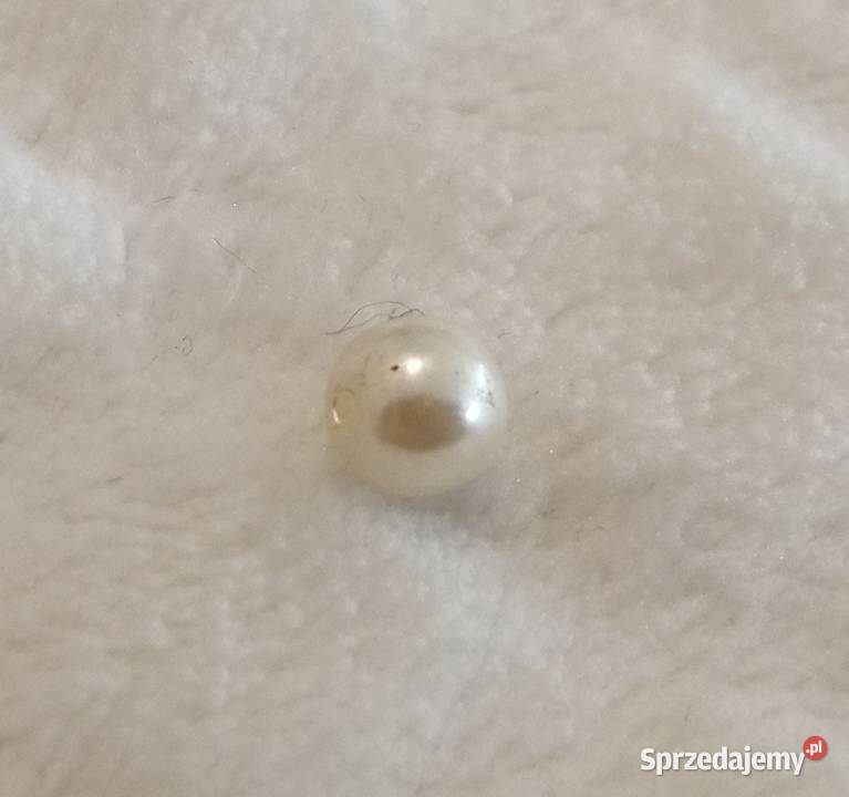 Koralik 6mm biały kremowy 1 Kreatywne Biżuteria Czeladź