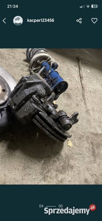 Amortyzator zwrotnica prawa i lewa przednia dostawcze Rawicz