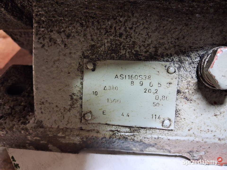 Silnik elektryczny 10kw 1500obr tokarka sna 500 Nowe Miasto nad Wartą