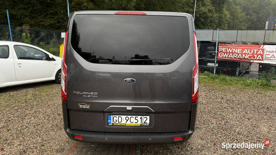 Ford Tourneo Custom 20tdci 130 automat 9os Long garażowany pomorskie Gdańsk