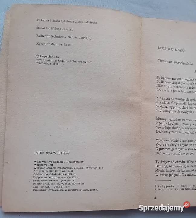 R Matuszewski Wiersze polskich poetów Antykwariat Koźminek