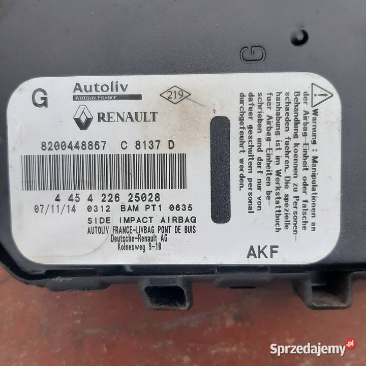 Poduszki fotela mercedes citan 2014r lewa prawa Siewierz sprzedam