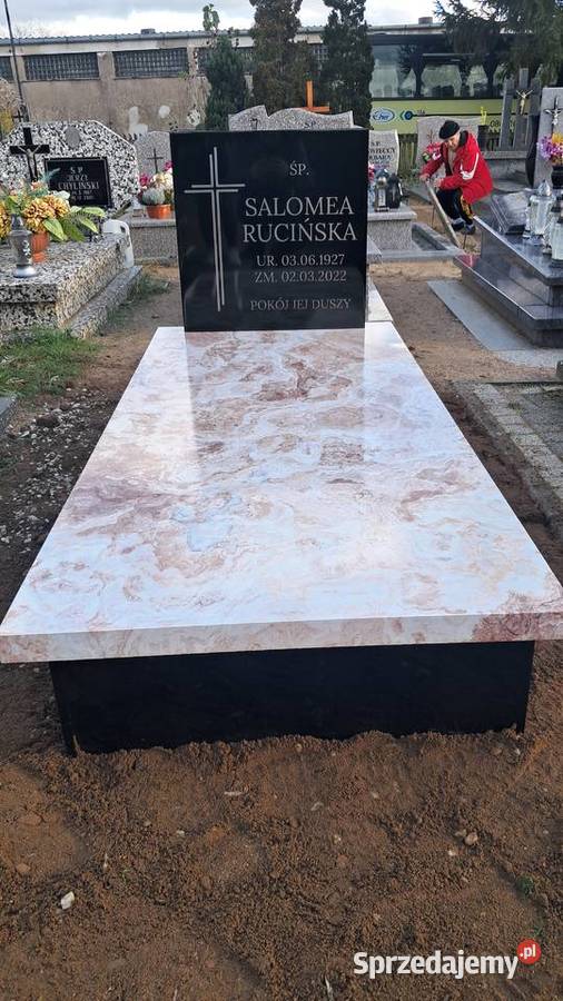 NAGROBKI POMNIKI Z KOMPOZYTU
