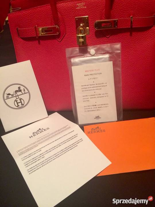 Piekna Torebka Hermes Birkin 100 Naturalna skora