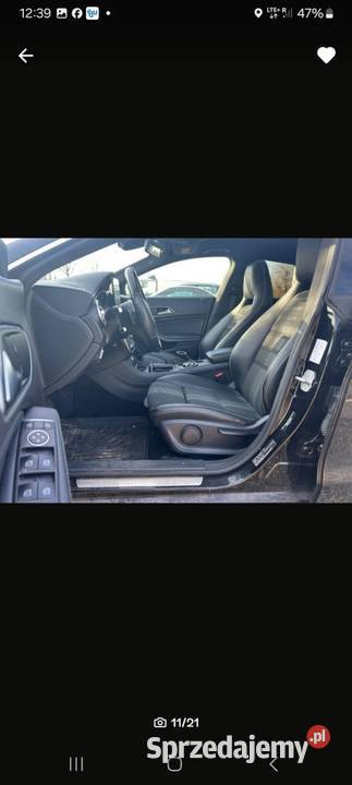 Mercedes CLA 22cdi Automat 2017r Lift Rok produkcji 2017 wielkopolskie Dobrzyca