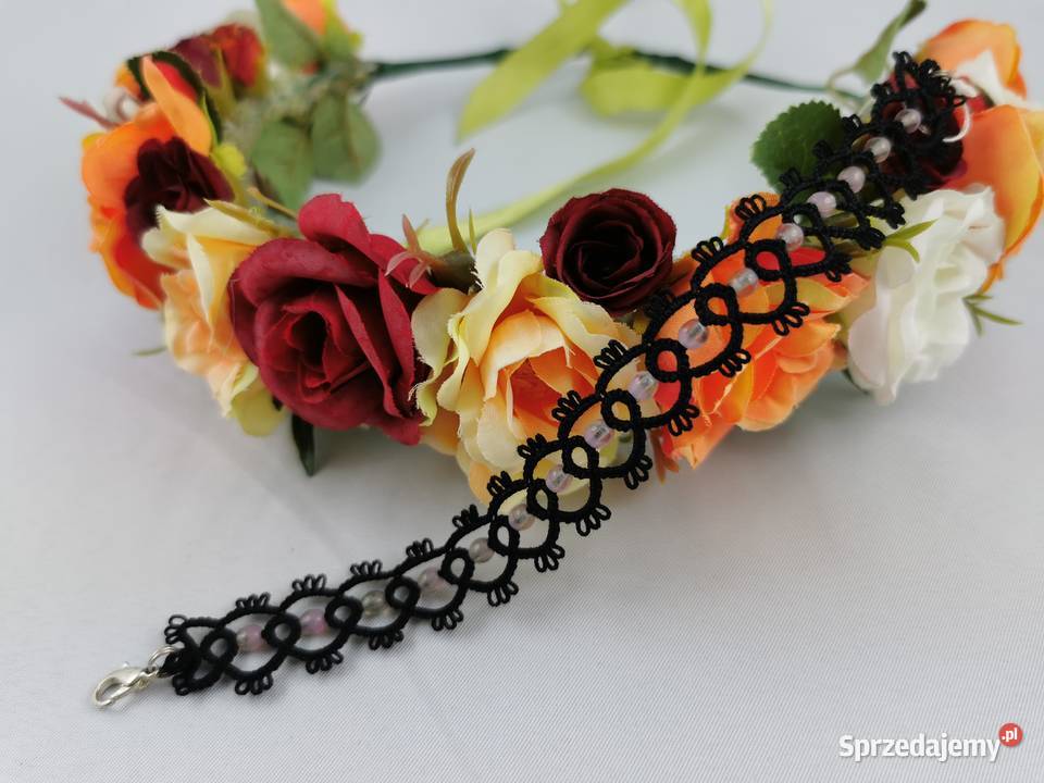 Bransoletka frywolitkowa małopolskie Wiśniowa sprzedam