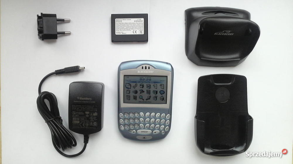 BlackBerry 7290 Simlocka Menu akcesoriów bateria bez blokady