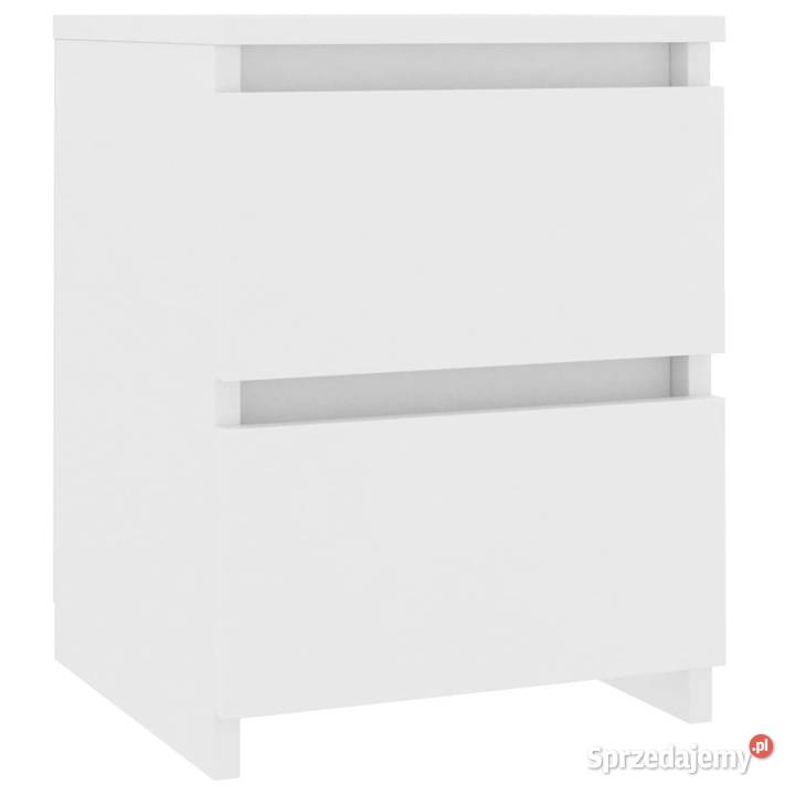 Szafka nocna biała 30 x 30 x 40 materiał