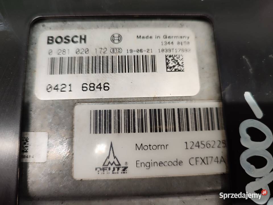 Sterownik Bosch 04216846 Deutz TCD 36 Manitou Wilkowo